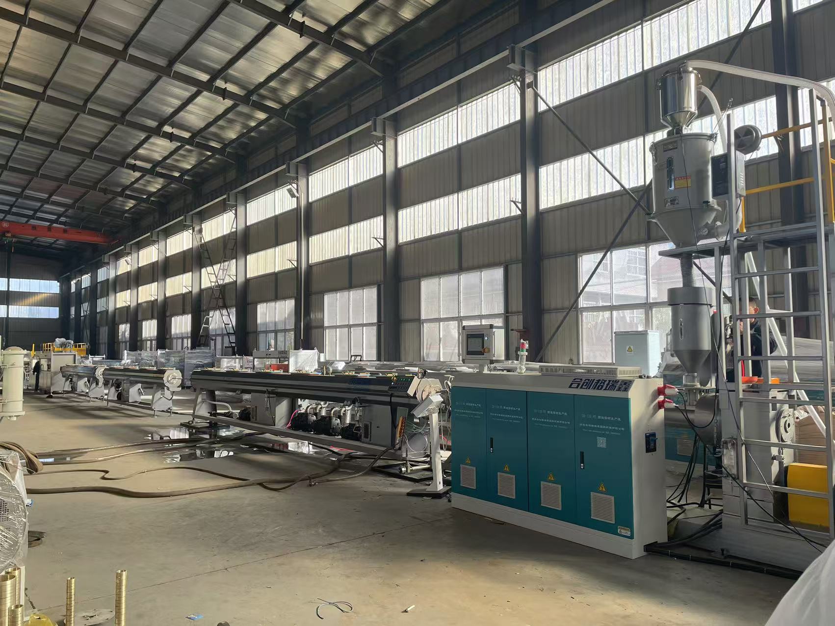 20-110 mm Hdpe pipa makina arrakastaz probatu da
