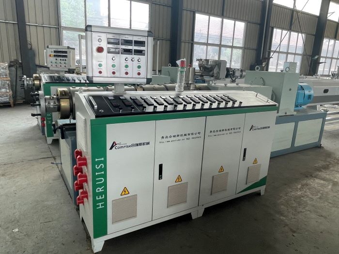 PVC Pipe Machien-en extruder ekoizpena amaitu da